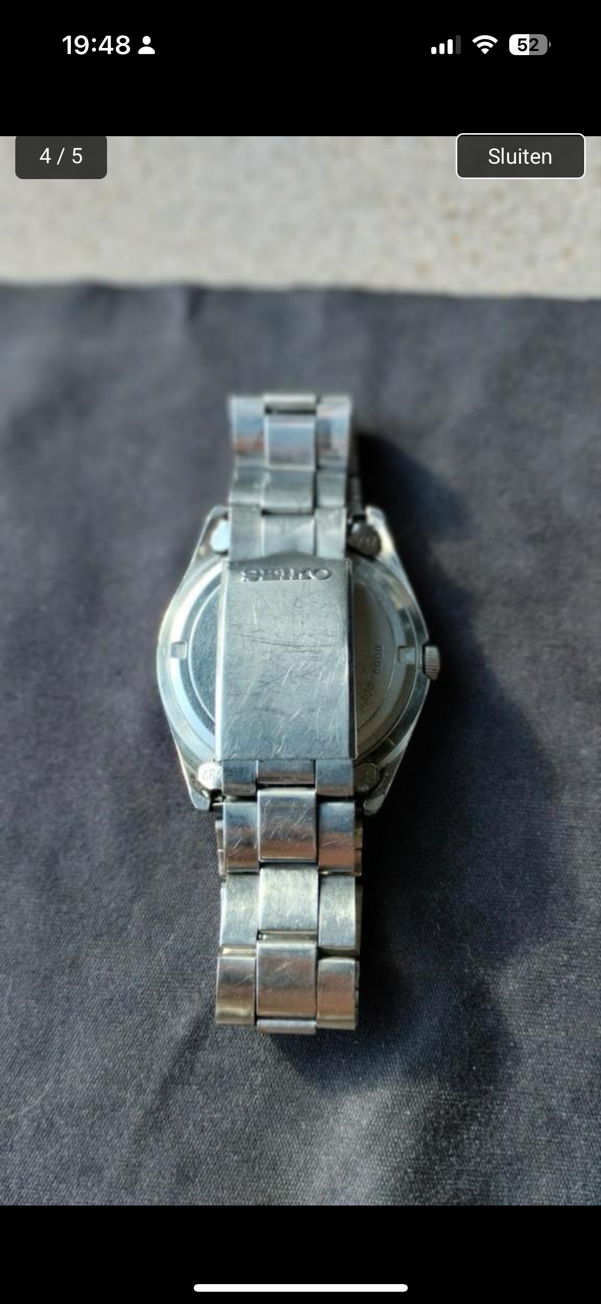 Original bracelet of the Seiko